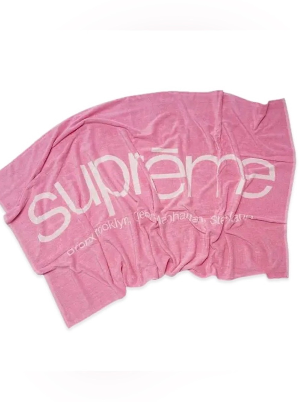 SUPREME 🔥🆕 Pink Towel 5 Boroughs Collection